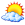 Cloud sun weather icon 1